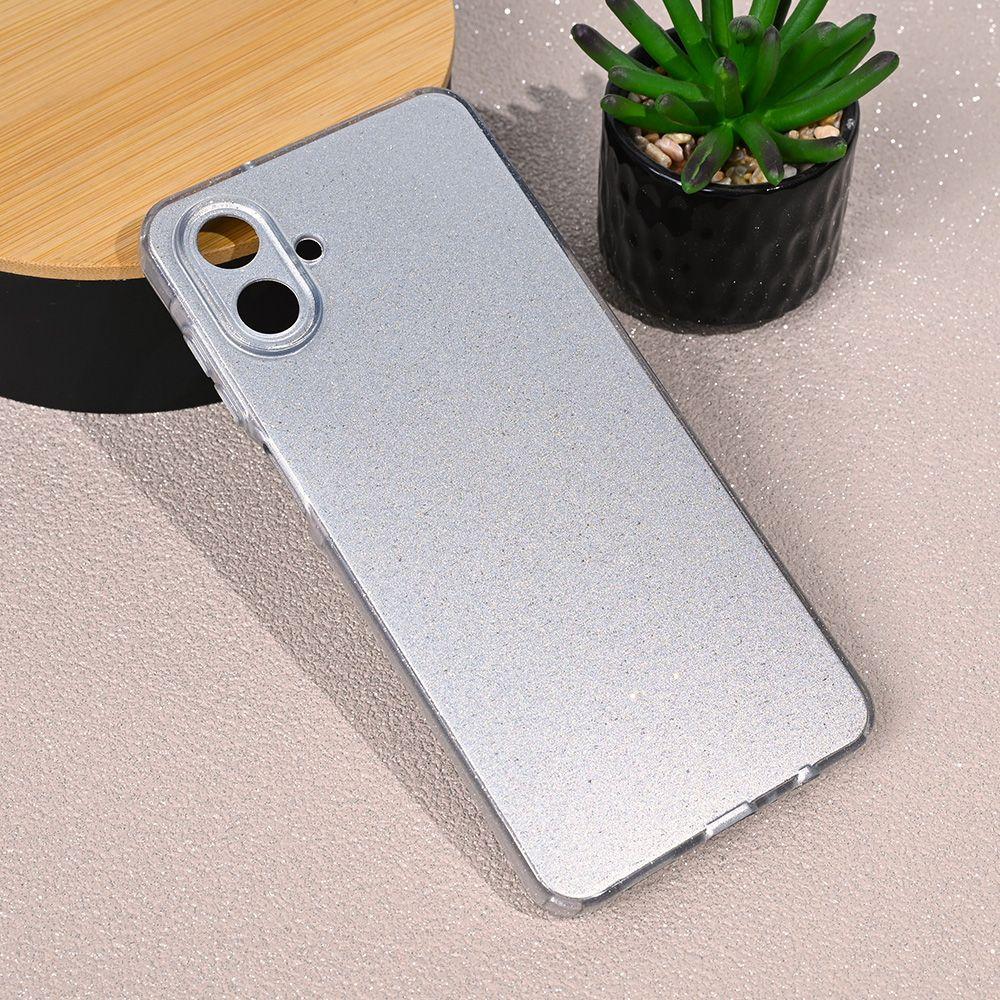 Maska za Samsung A075F Galaxy A07 Sparkle Dust, Srebrne boje