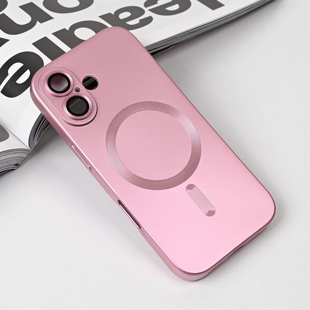 Maska za iPhone 17 6.3 Magsafe Chrome, Roze