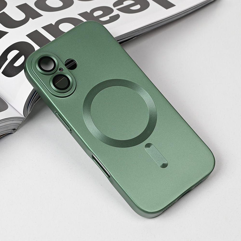 Maska za iPhone 17 6.3 Magsafe Chrome, Zelena