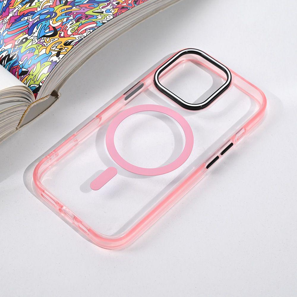 Maska za iPhone 16 Pro 6.3 Magsafe Color Pop, Roze