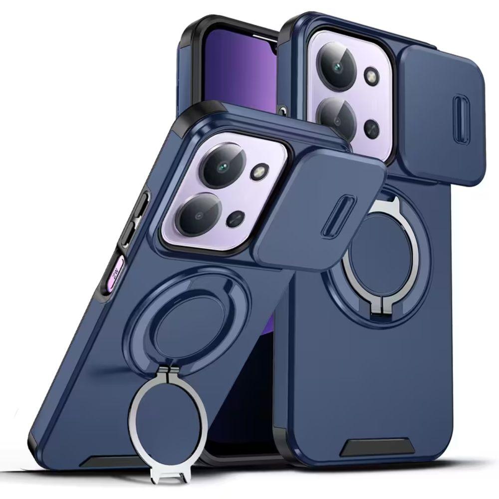 Maska za Xiaomi Redmi 15C 4G EU 173mm CamShield Ring stand, Plava