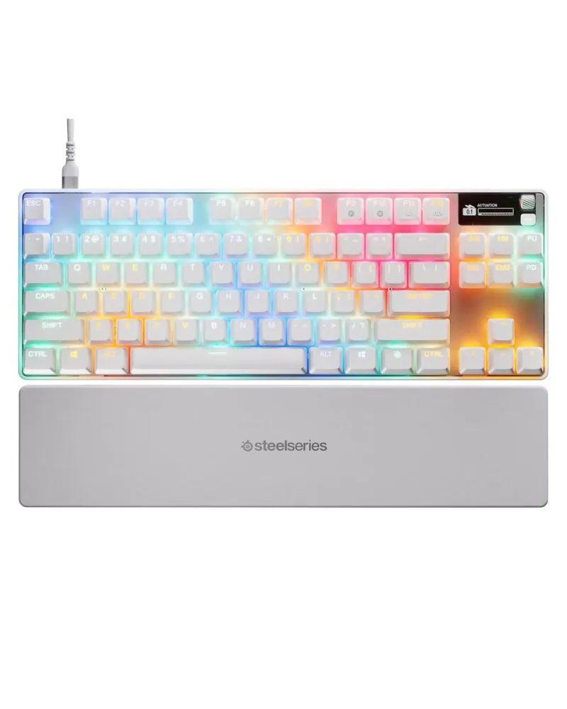 SteelSeries geјmerska tastatura Apex Pro TKL Gen 3, bela