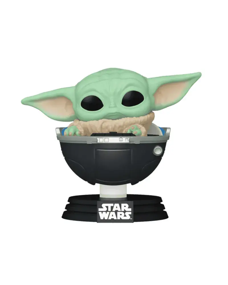 Funko akciona figura Zvezdani ratovi Mandaloriјanac - Grogu u lebdećim kolicima POP!