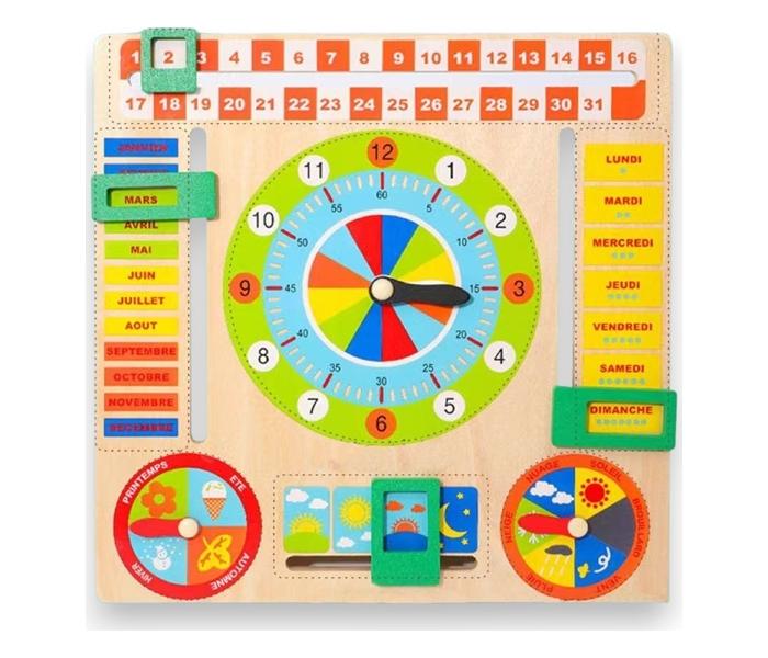 BBO Multifunkcionalni sat, Drvena igračka, 36m+