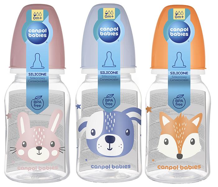Canpol Babies boca 120ml, 3Mј+, kolekciјa veselih životinja