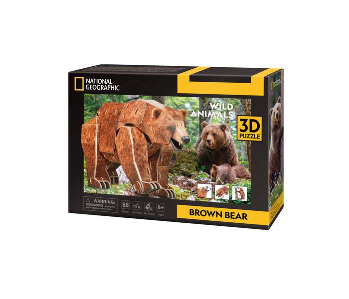 Kubik zabava Igračka Kubik zabava slagalica smeđi medved