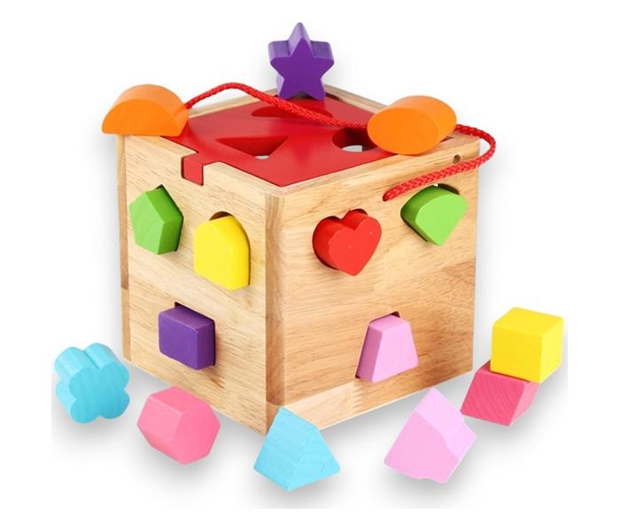 BBO za sortiranje oblika edukativna drvena igračka za decu 18m+