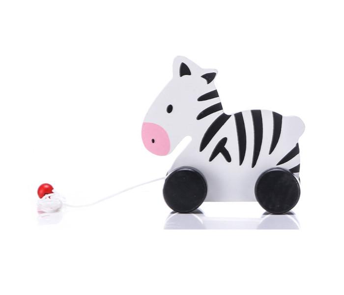 Bbo Drvena igračka - Životinja na vuču - zebra (3g+)
