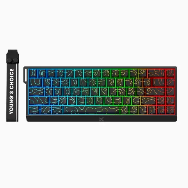 Mchose Gaming tastatura Ace 68, Crna