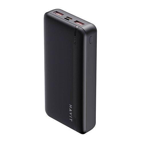 Havit Eksterna baterija PB92, 20000mAh, PD 20W, Crna