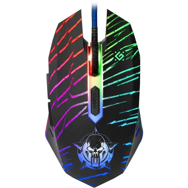 Defender Gaming miš Dark Agent GM-590L, 12800 DPI, Crni