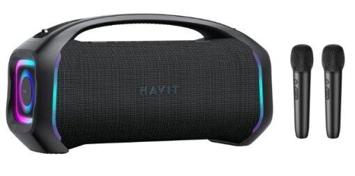 Havit Bežični zvučnik SK910BT, 100W, Bluetooth, Crni + 2 mikrofona