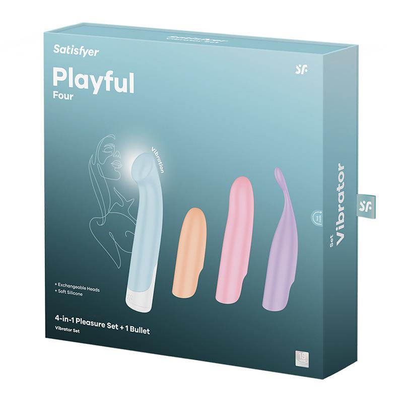 Satisfyer Set vibratora Playful Four, 12 vibracionih programa