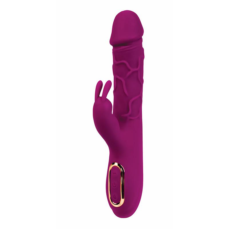 Fantasy Vibrator sa zagrevanjem Helios, 22.5cm, Roze