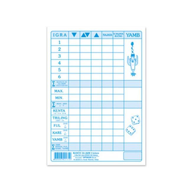 Blok za jamb, 5 kolona