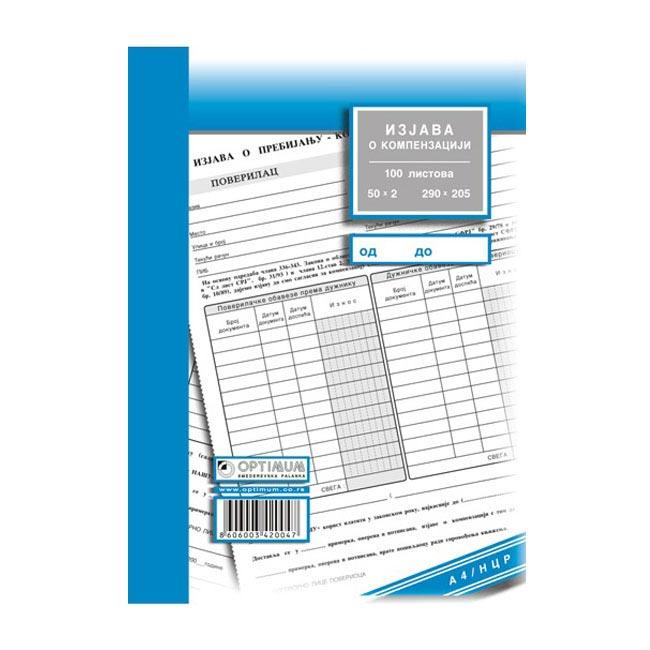 Izjava o kompenzaciji