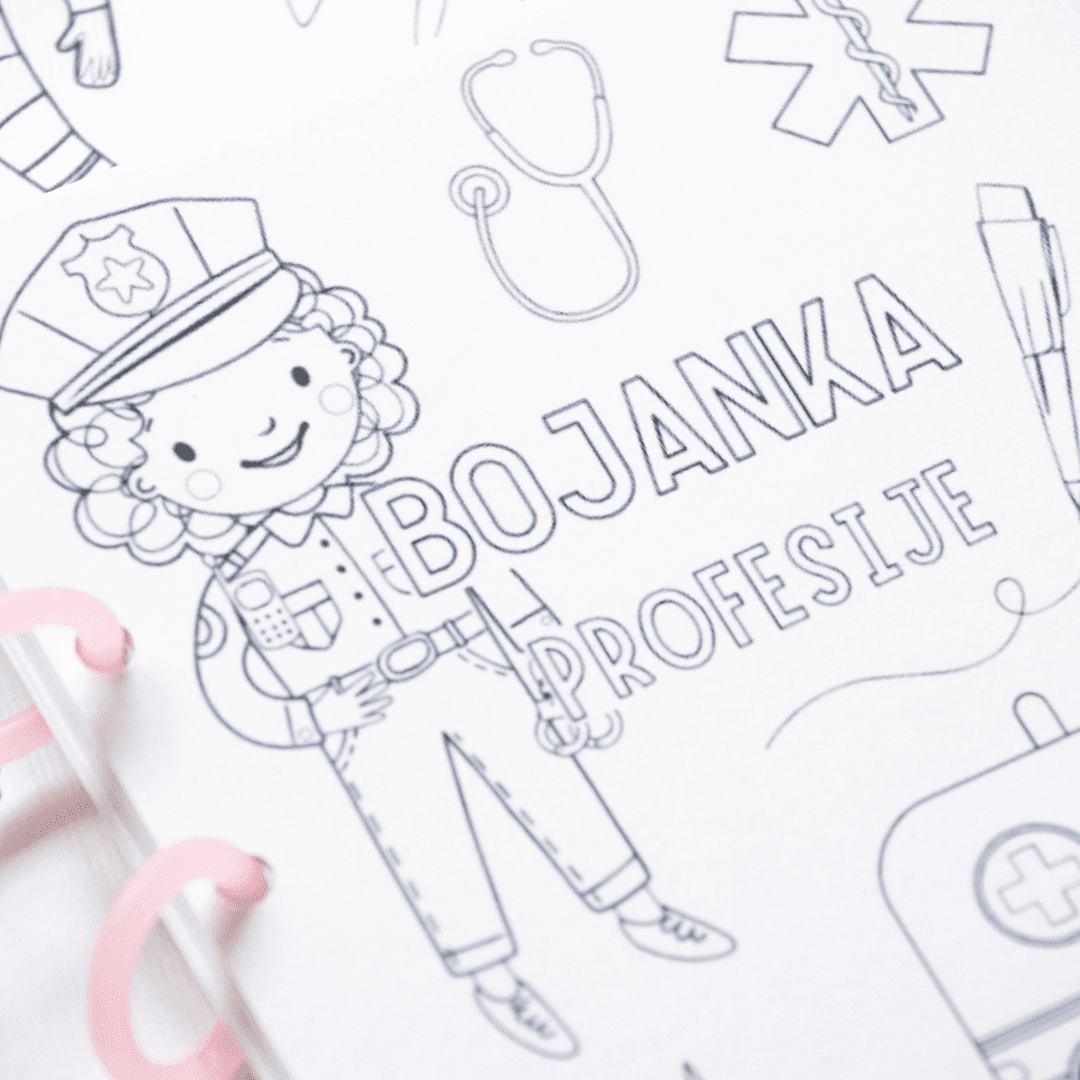 It's a moms world Bojanka za decu Profesije