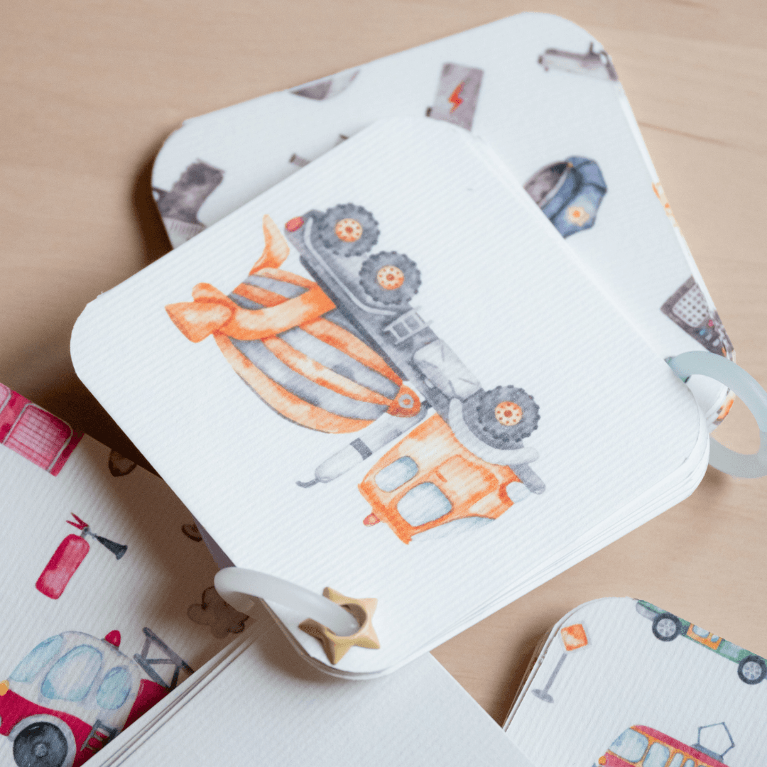 It's a moms world Džepno izdanje edukativnih kartica za decu Radne mašine