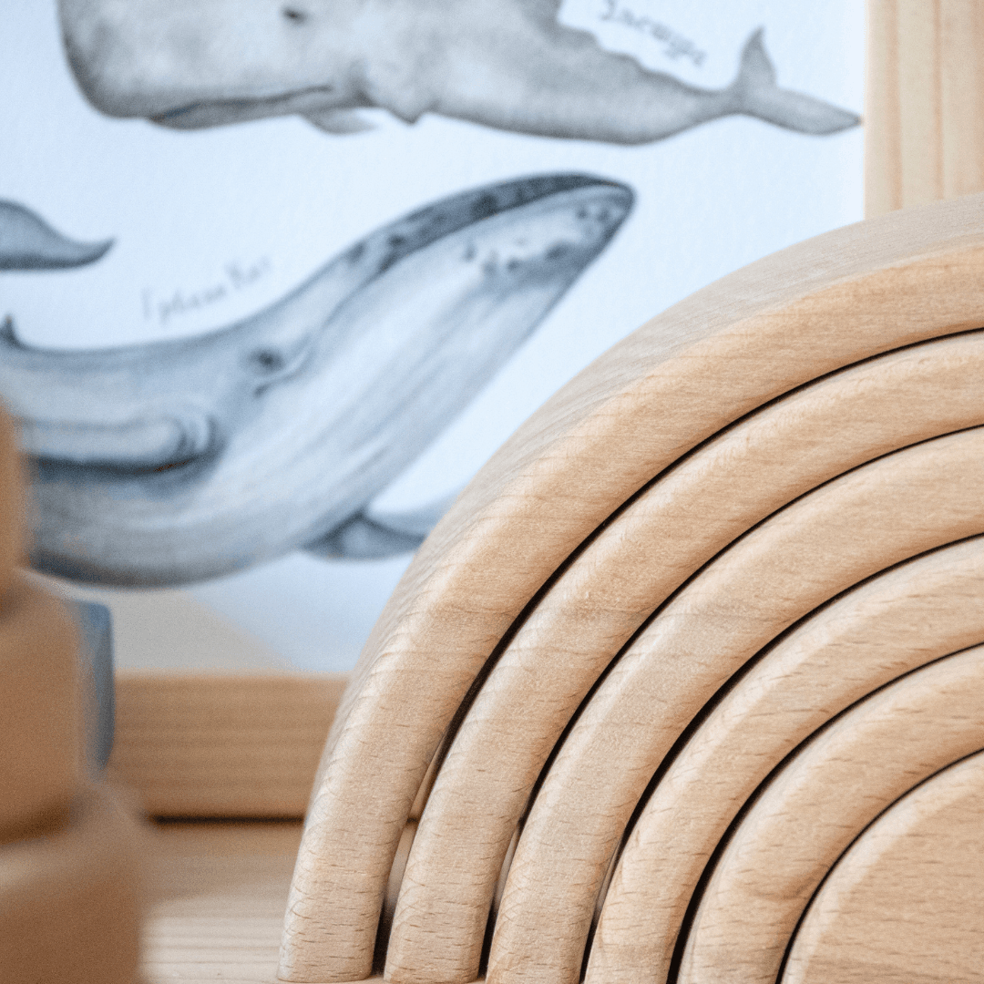 It's a moms world Drvena igračka za decu Duga za gradnju