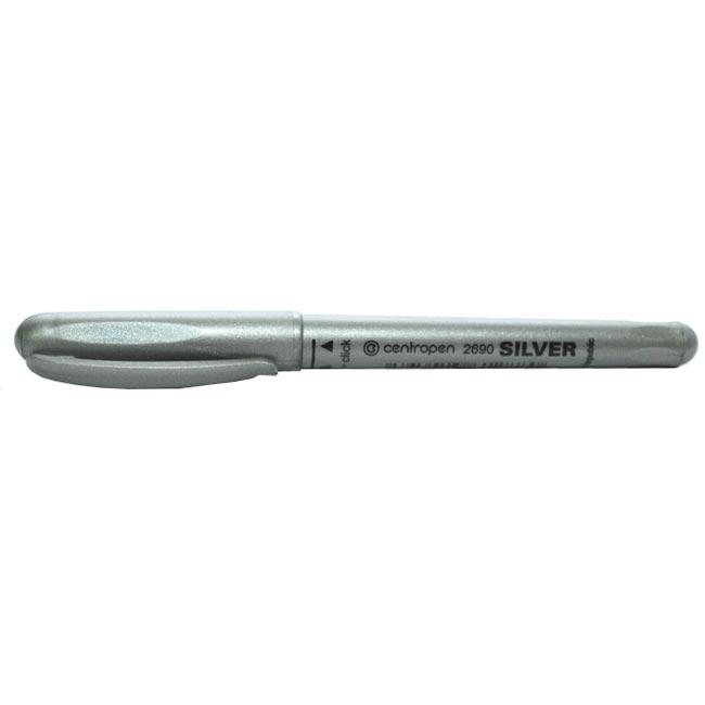 Centropen Flomaster 1mm, Srebrne boje