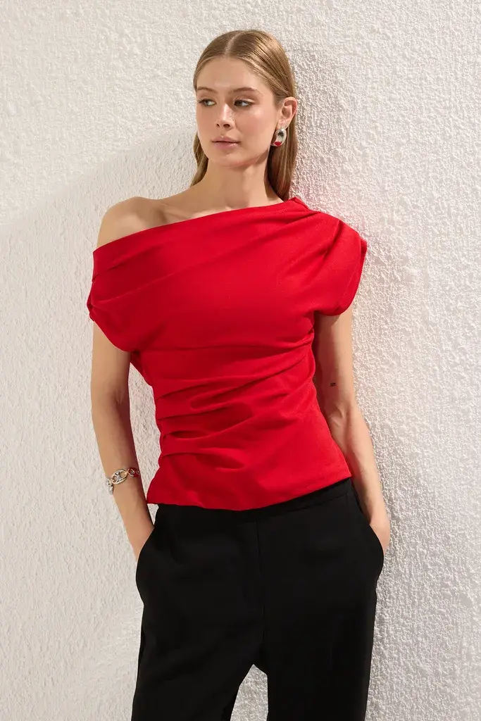 Trendyol Ženska bluza, Crvena