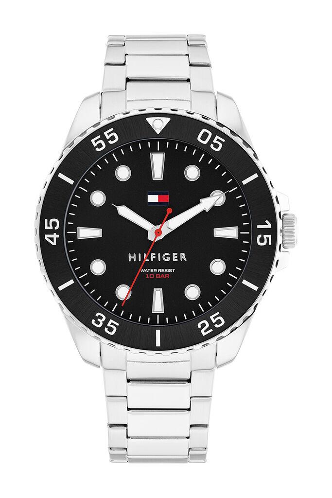 Tommy Hilfiger Muški sat, Crno-srebrne boje