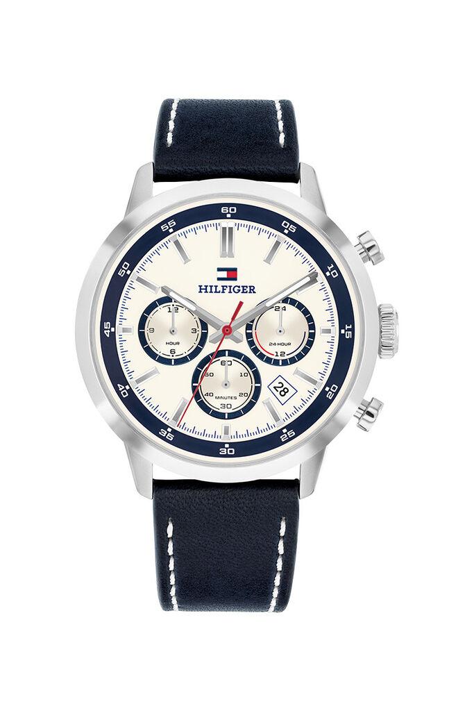 Tommy Hilfiger Muški hronograf kvarcni sat, Belo-plavi