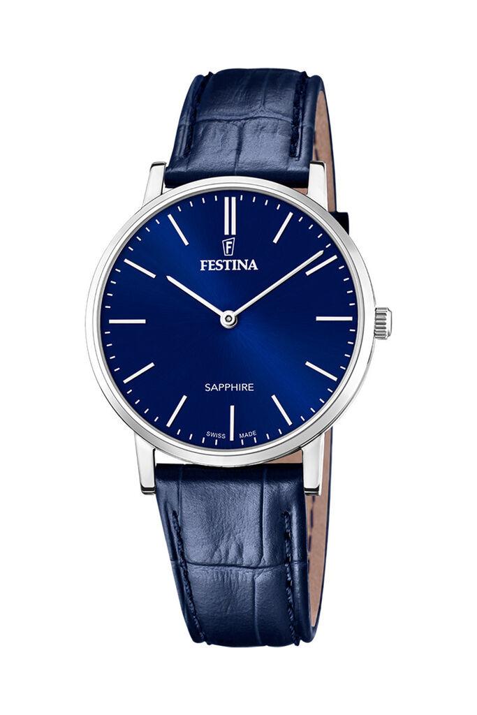 Festina Muški kvarcni sat Swiss made, Plavi