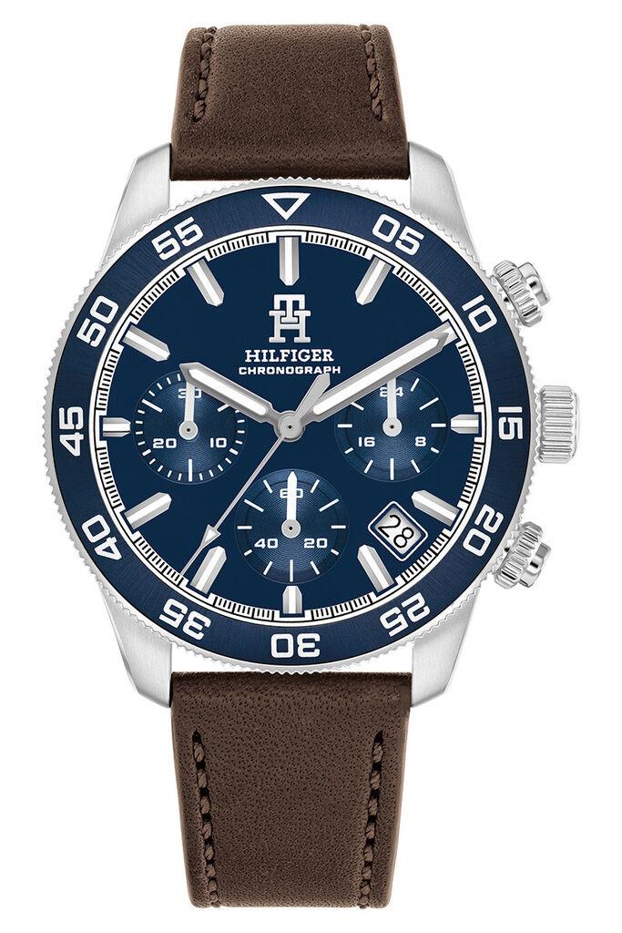 Tommy Hilfiger Muški hronograf sat, Plavo-braon