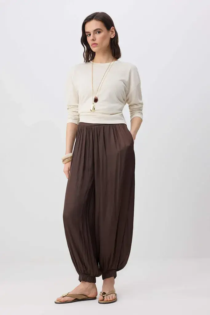 Trendyol Ženske pantalone, Braon
