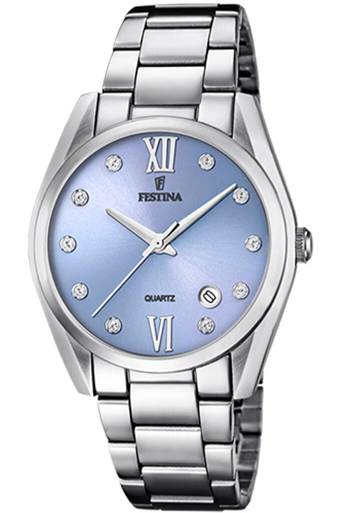 Festina Ženski sat Boyfriend, Svetloplavo-srebrne boje