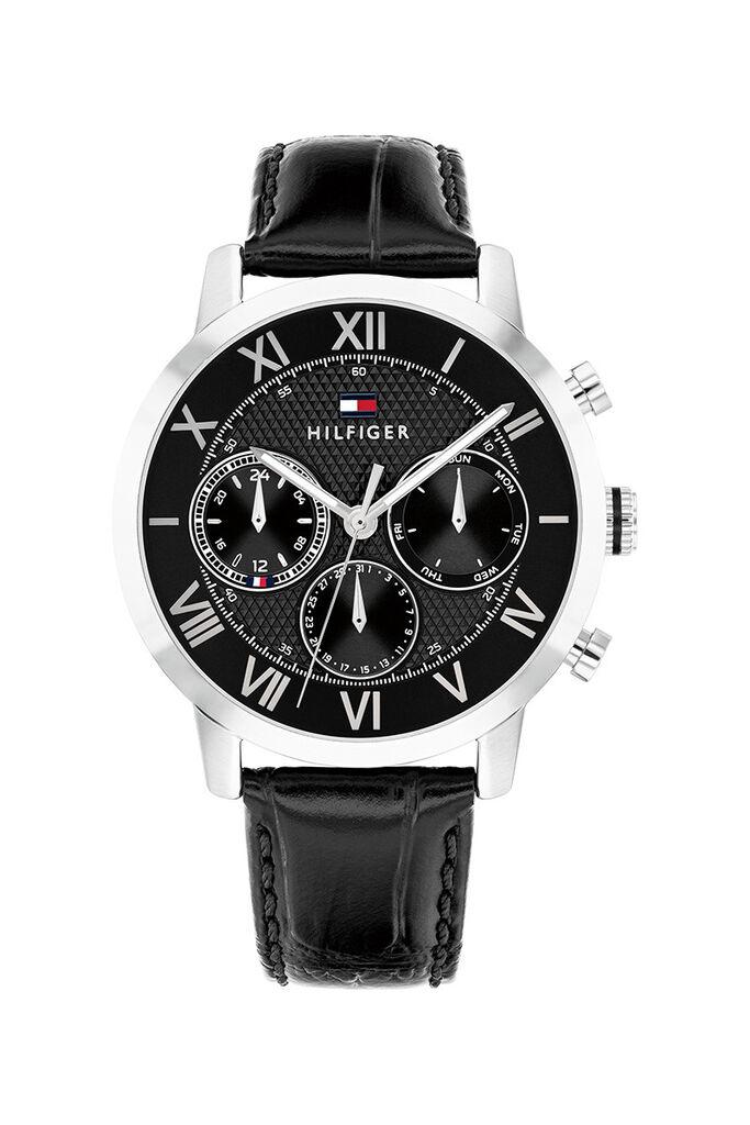 Tommy Hilfiger Muški kvarcni sat, Crni
