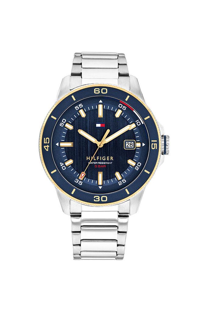 Tommy Hilfiger Muški kvarcni sat, Plavo-srebrne boje
