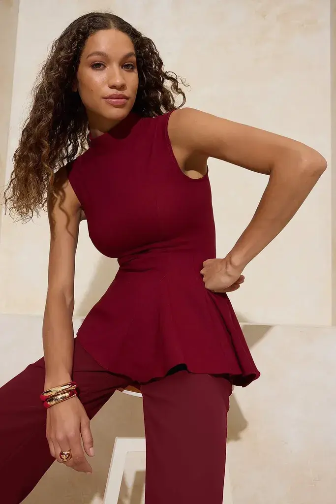 Trendyol Ženska bluza, Bordo