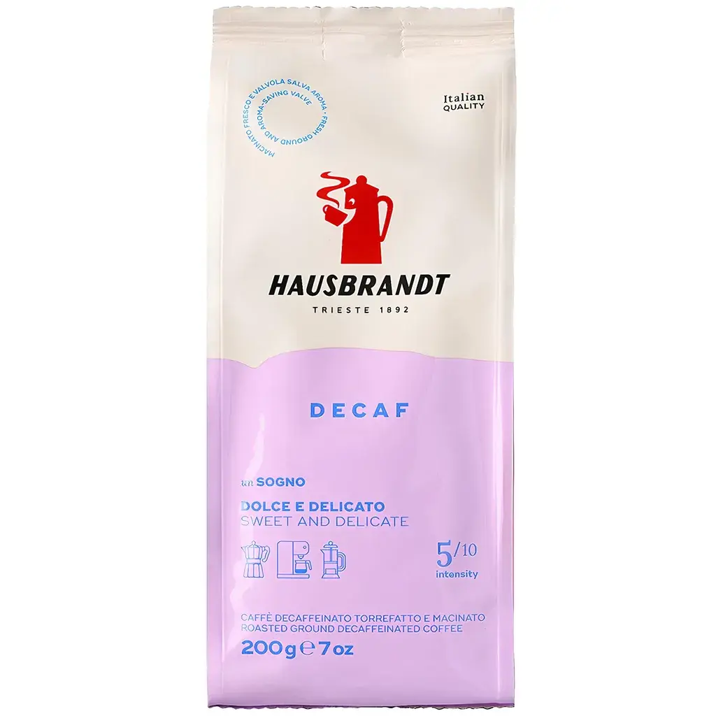 Hausbrandt Mlevena espresso kafa Decaf, 200 g