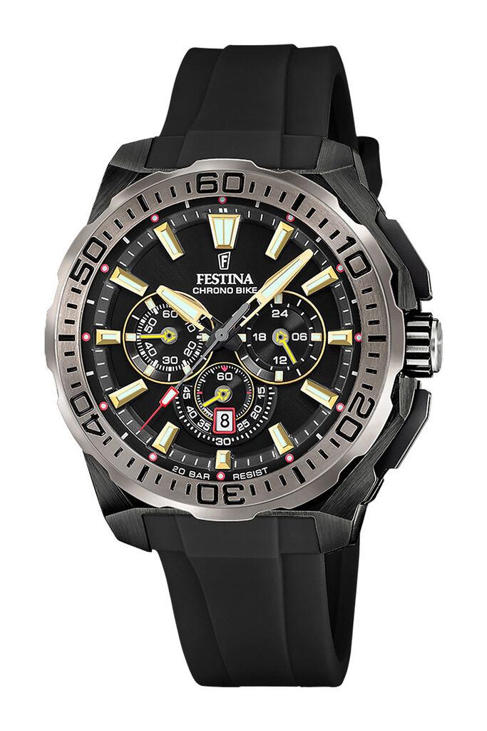 Festina Muški kvarcni sat Chrono Bike, Crni