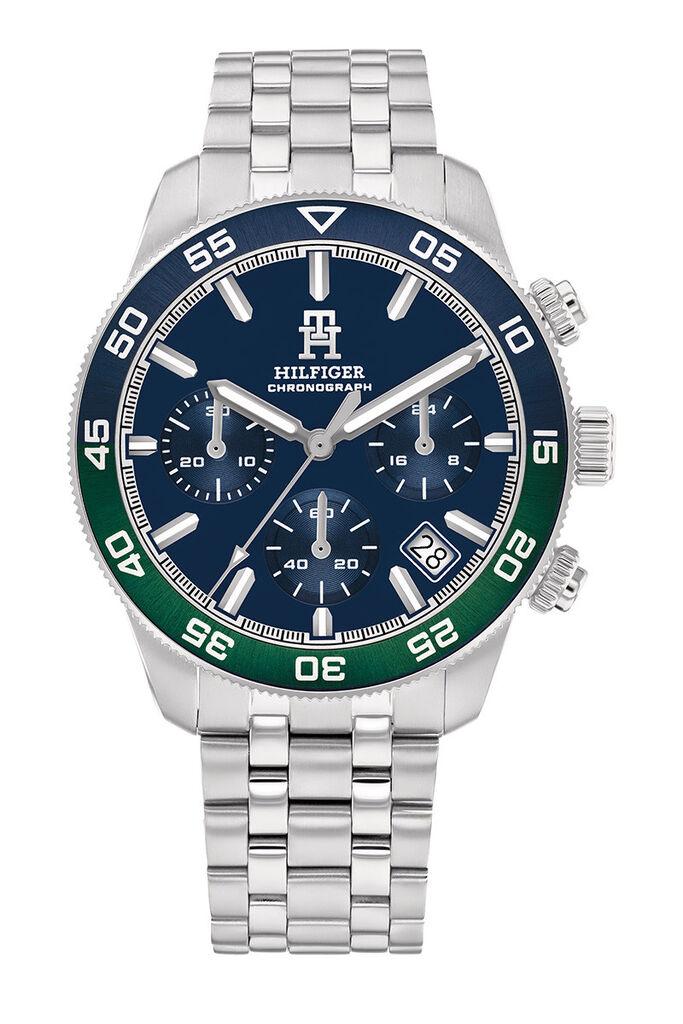 Tommy Hilfiger Muški kvarcni sat, Plavo-srebrne boje