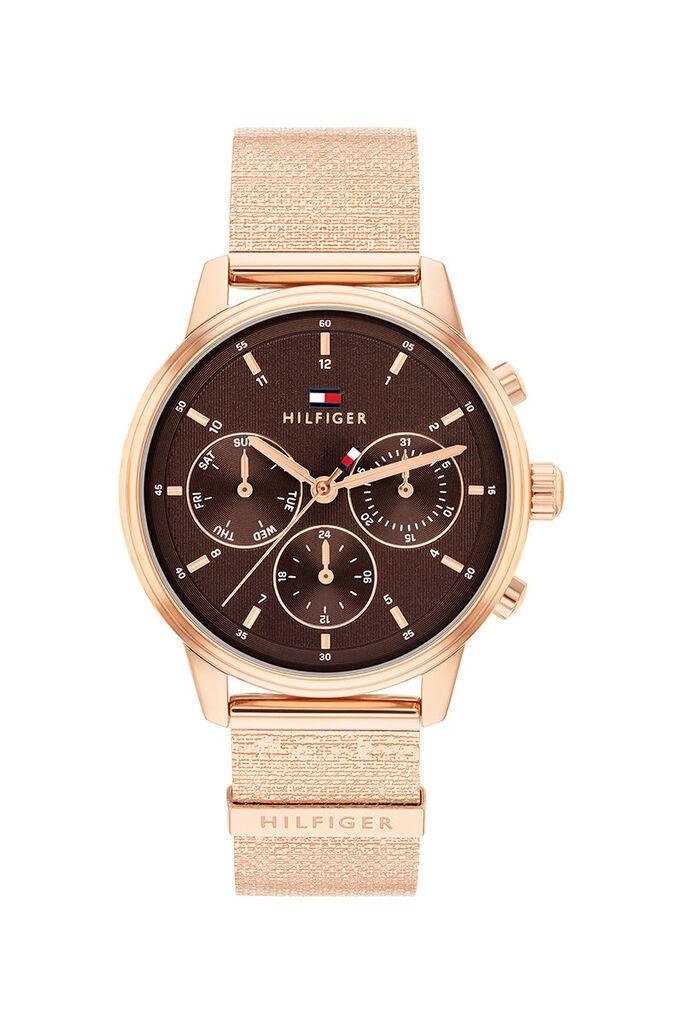 Tommy Hilfiger Ženski kvarcni sat, Braon-rose gold