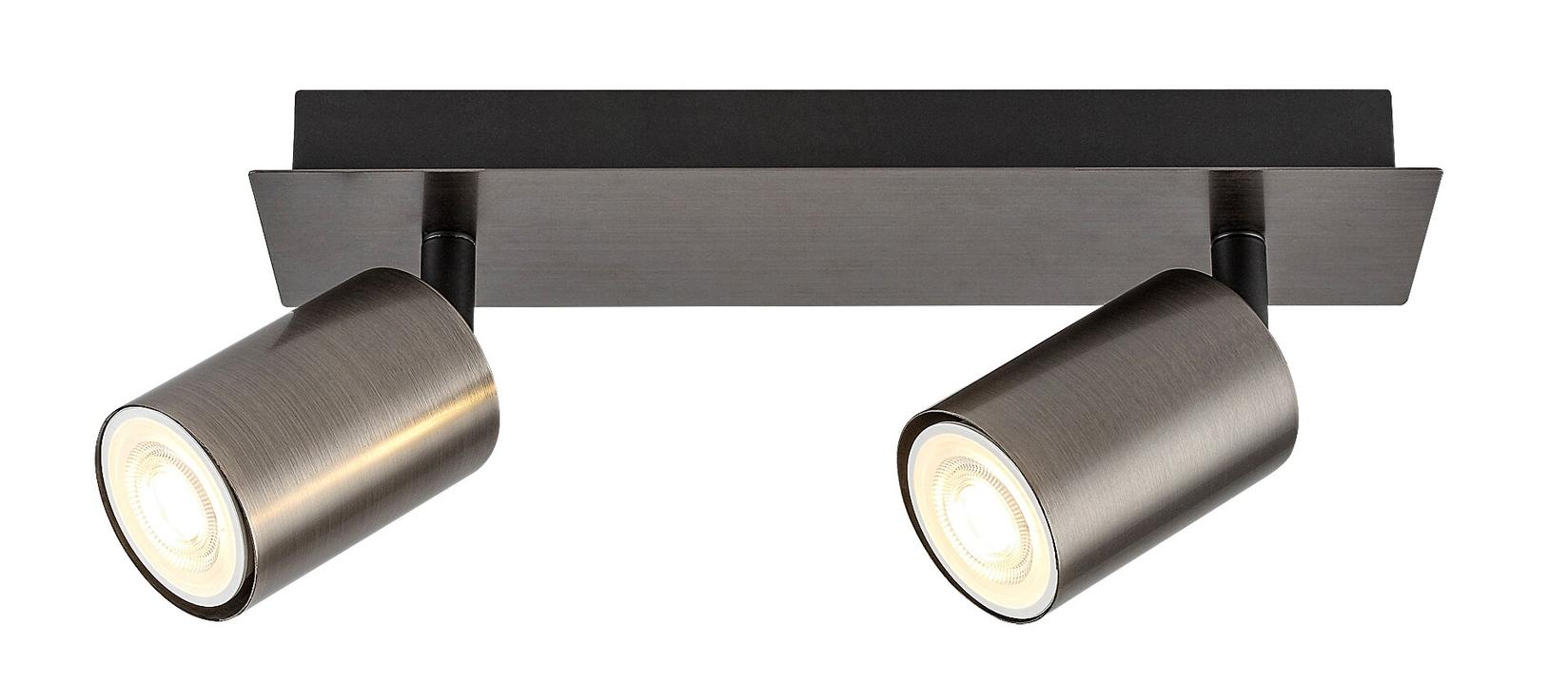 Rabalux Zidna spot lampa Gerhard, 2xGU10, Crna