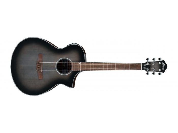 Ibanez Akustična ozvučena gitara AEWC11-TCB, Transparent Charcoal Burst
