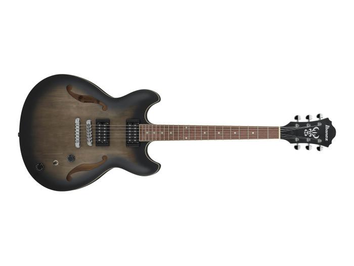 Ibanez Električna gitara AS53-TKF, Hollow body, Transparent Black Flat