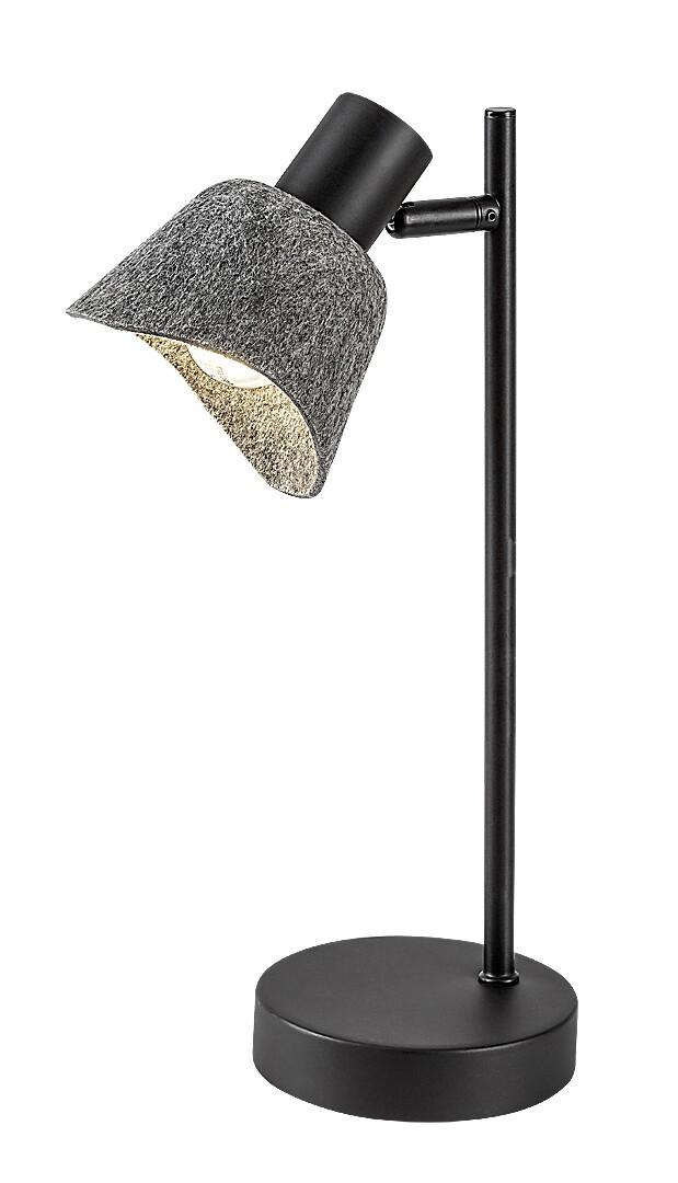 Rabalux Stona lampa Farelia, E14, 35cm, Siva