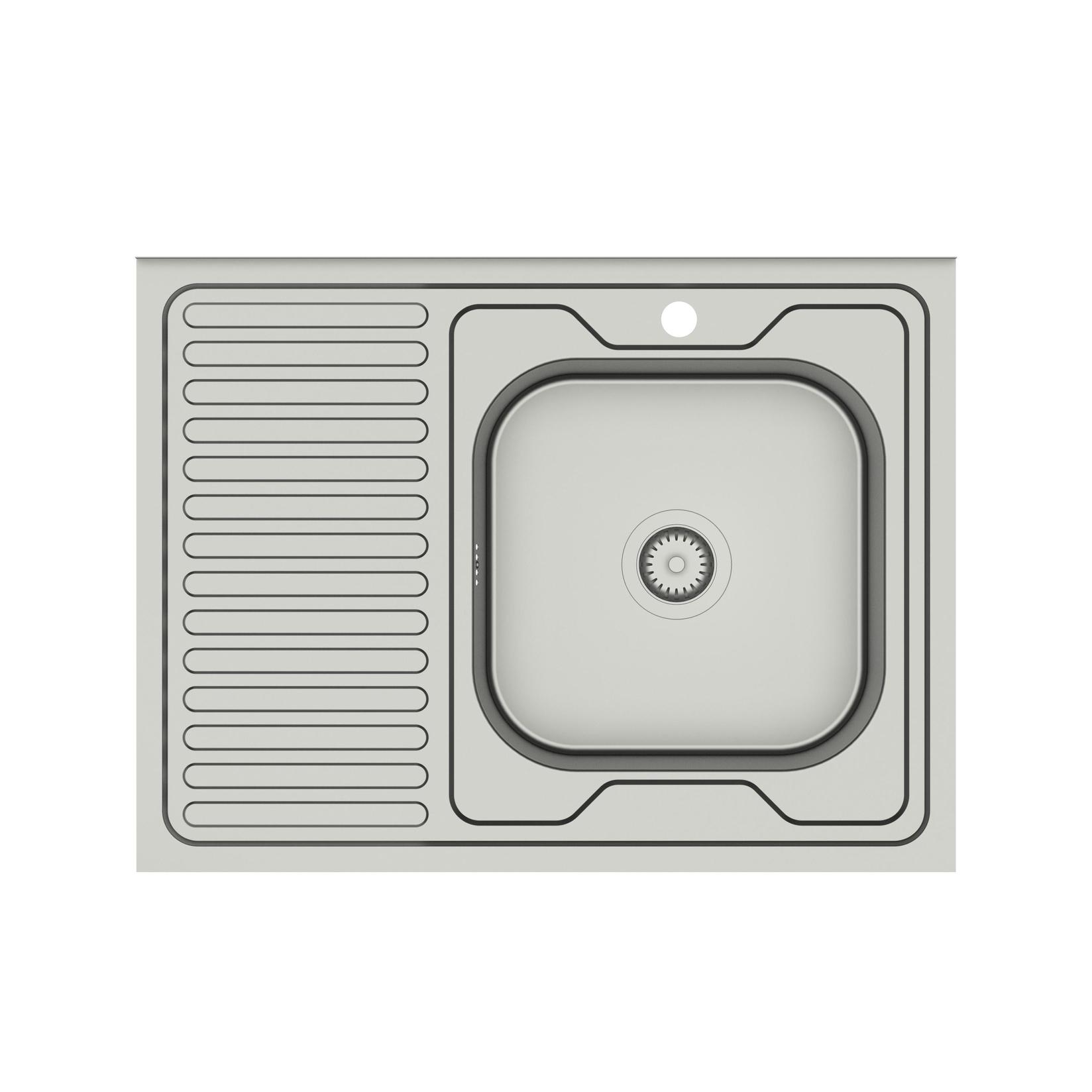 Quadron Nad-ugradnda sudopera ROBIN 111 SteelQ,1 posuda, oced + sifon, satin, HD111SAT8060P