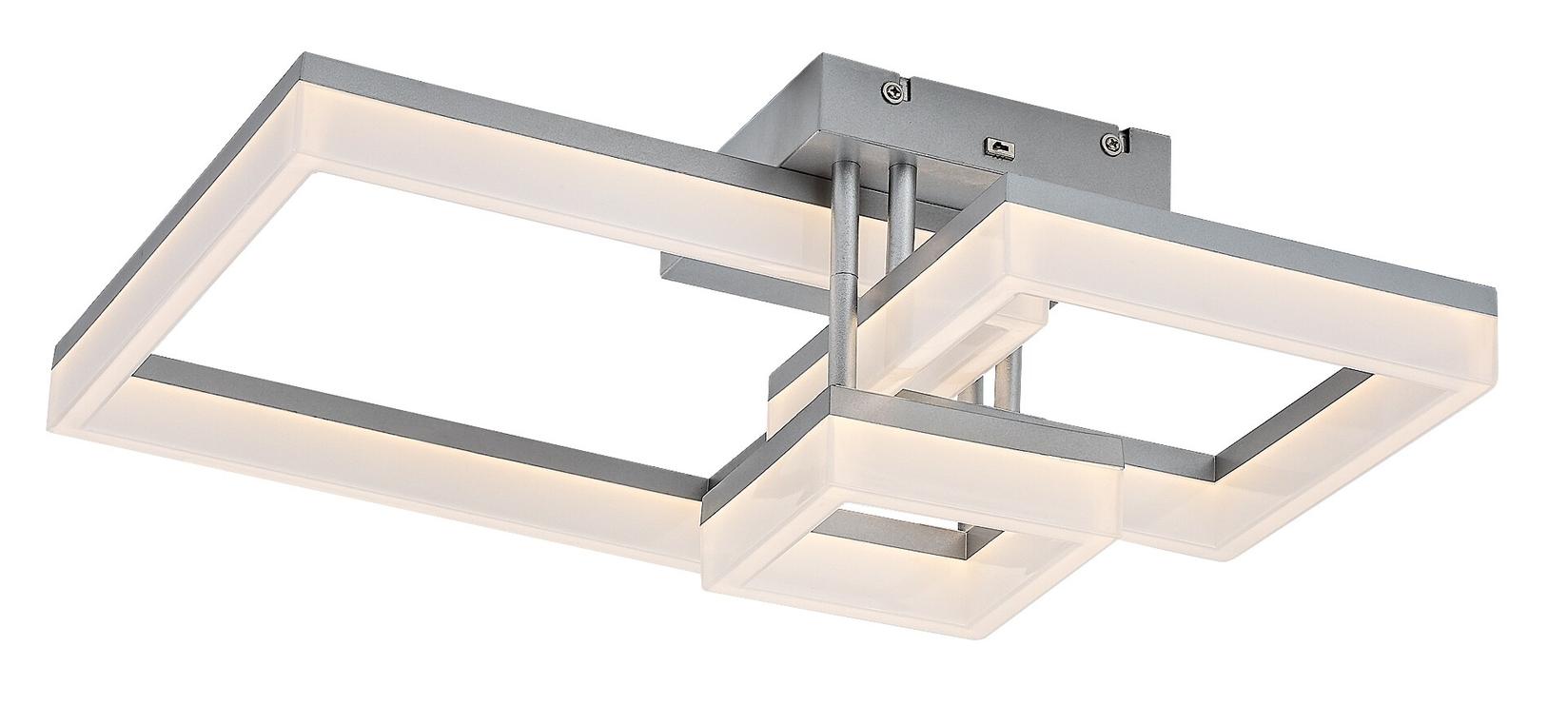 Rabalux LED Luster Amilia, 22W, DIP Switch, 47x47cm, Sivi