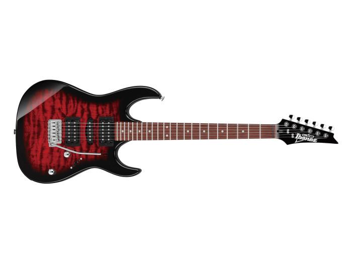 Ibanez Električna gitara GRX70QA-TRB, Transparent Red Burst