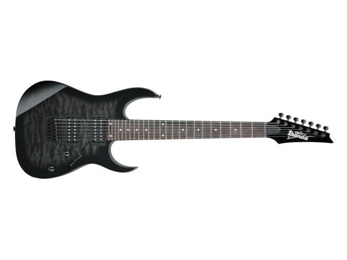 Ibanez Električna sedmožičana gitara GRG7221QA-TKS, Transparent Black Sunburst
