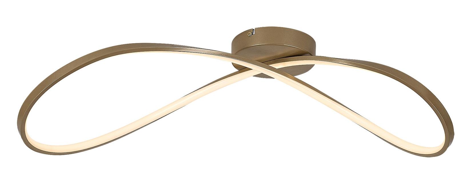 Rabalux Luster Castiel, LED, 30W, 3000K, 68x31,5cm, Zlatne boje