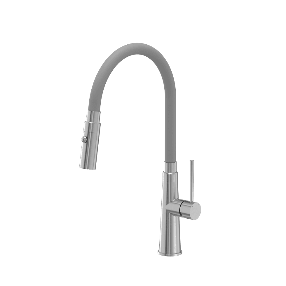 Quadron Slavina GINA 3922505_BSGR, Čelična, Pomični izliv, Tuš funkcija, Siva