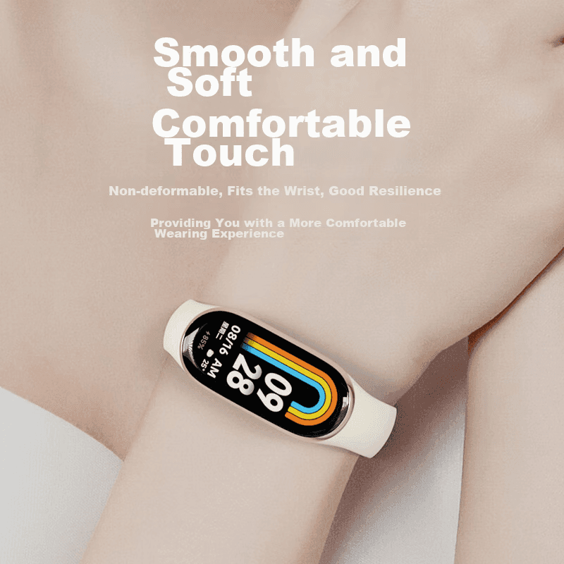 CangHua Zamenski kaiš za Xiaomi Mi Band 8/9/10, Beli