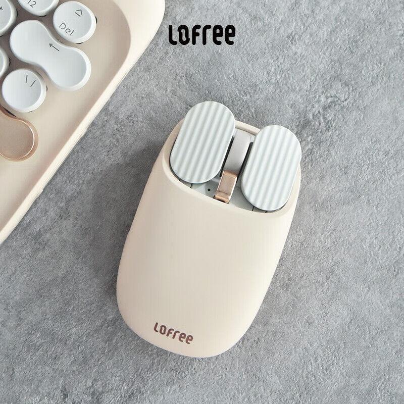 Lofree Bežični Bluetooth miš, 3600 DPI, Bež